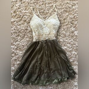 Lace and Chiffon Dress